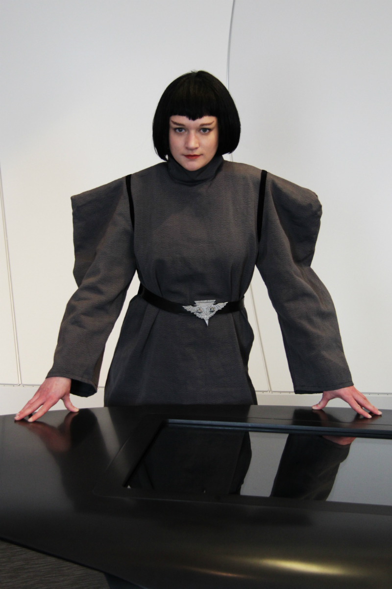 Romulanská uniforma ušitá pro Star Trek: Skryté hry