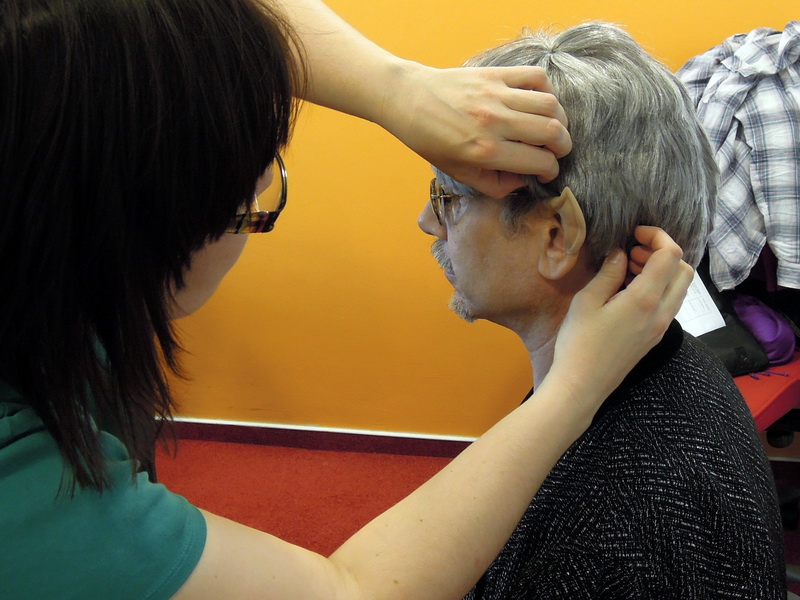 Vulcan envoy – fixing ears and a gray wig.