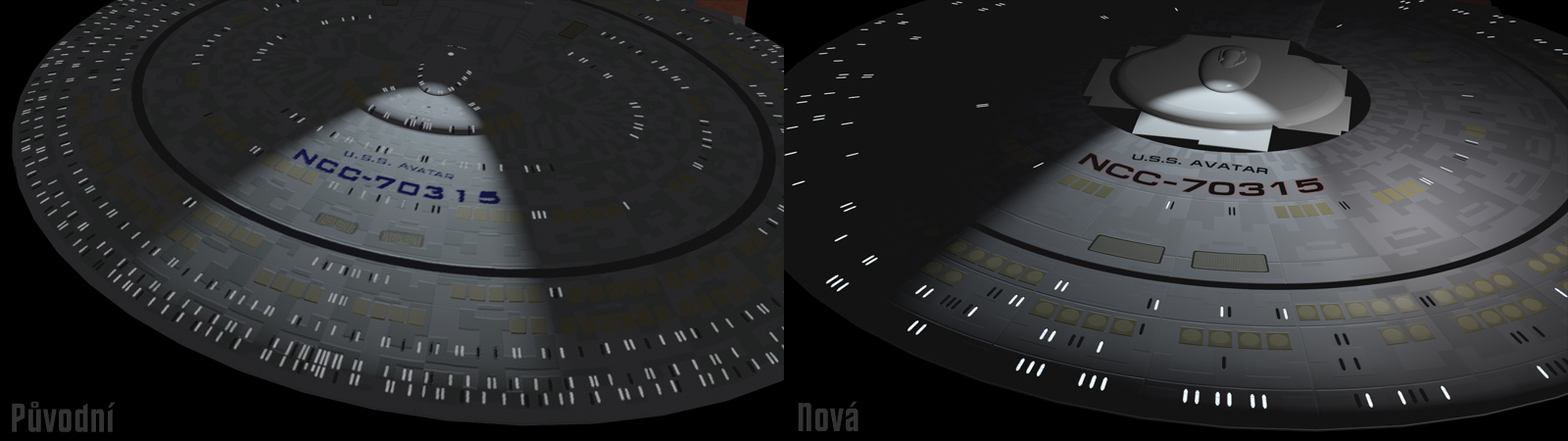 Starý versus nový model USS Avatar